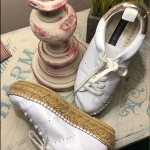 Cute loafers leather white